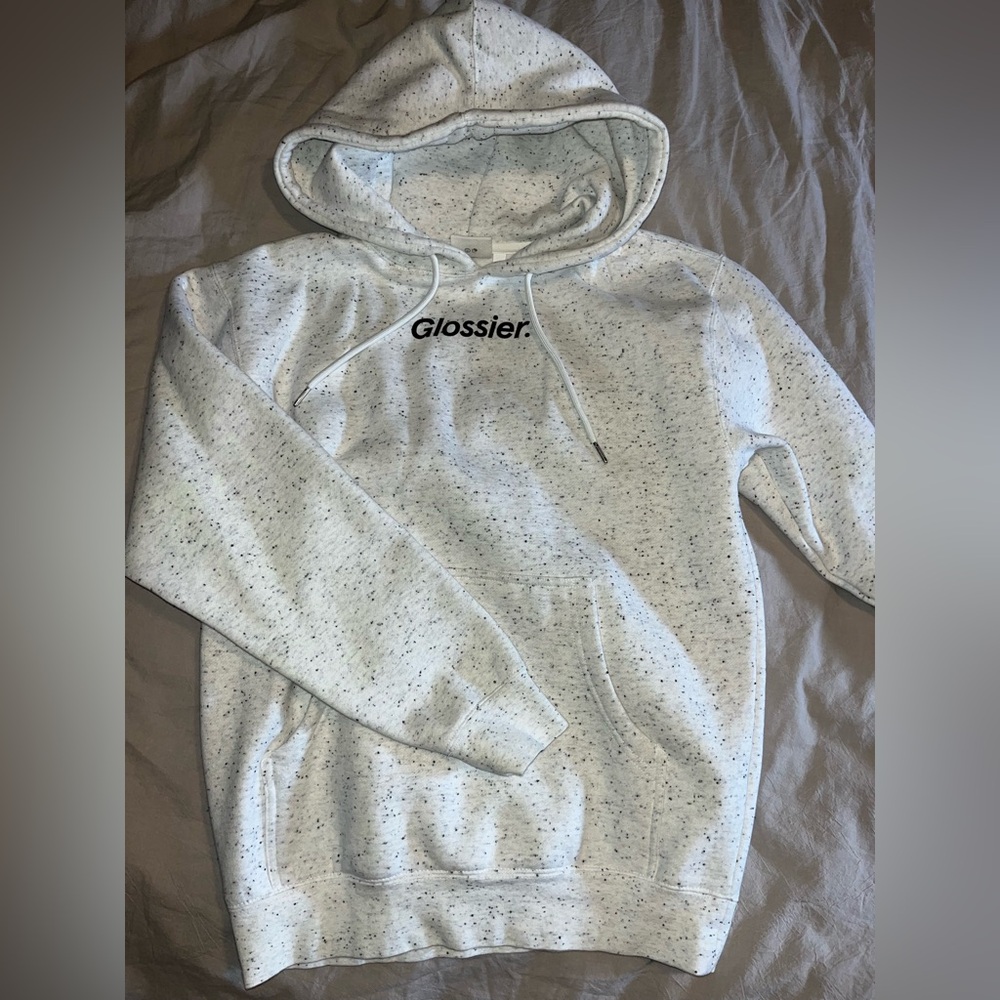 Glossier White Speckled Hoodie